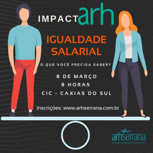 impactARH - Igualdade Salarial | Save the date | 08 de março - 8 horas